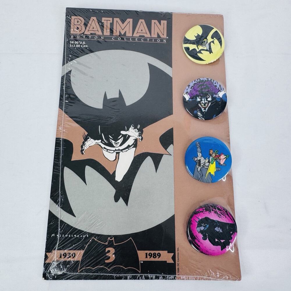 Batman Button Collection Mazzucchelly DC Comics 1996